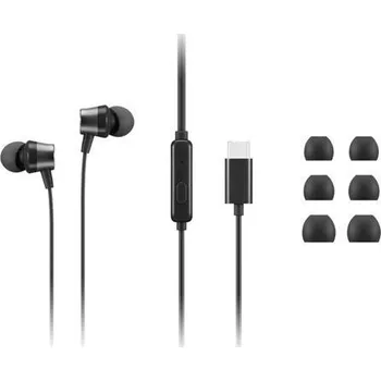 Sluchátka Lenovo sluchátka USB-C Wired In-Ear Headphones (with control box)