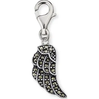 Přívěsek ŠPERKY-NM, Stříbrné křídlo na karabinku Engelsrufer ERC-LILWING-MA