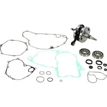 Těsnění motoru WISECO kliková hřídel SUZUKI RMZ 450 05-07 (s ložisky klikovky + sada těsnění a gufer na spodek motoru) (HR4077) (WISECO kliková hřídel SUZUKI RMZ 450 05-07 (s ložisky klikovky + sada těsnění a gufer na spodek motoru) (HR4077))