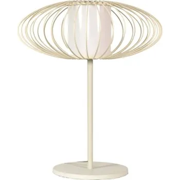 Lampička Bílá stolní lampa Himera