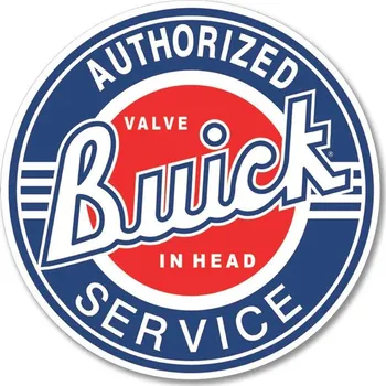 Plechová cedule Plechová cedule Buick Service round 30 cm