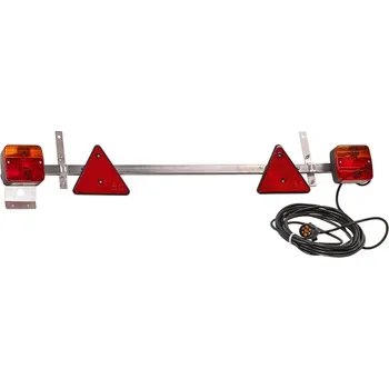 Zadní světlomet DEMA Teleskopická lišta se světly pro přívěs 12V
