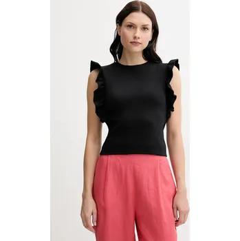 Top United Colors of Benetton dámský, černá barva, 3FMED10A3 99X, vel. L