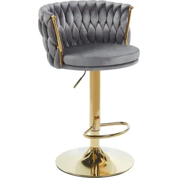 Toaletní stolek Nábytek PEGAS s.r.o. Barová židle H4 JG Šedá Zlatá