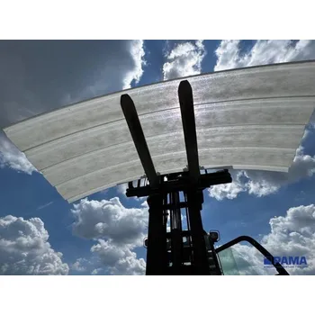 Pergola ELYPLAST Samonosný sklolaminátový oblouk ELYPLAST 496, trapéz 250/45, opál, rozpětí C2600mm, r.3,3m