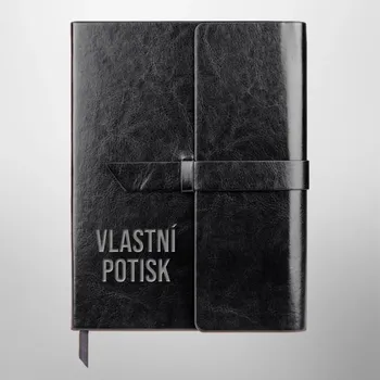 Žertovný předmět Zápisník z eko kůže s gravírováním - produkt s vlastním potiskem