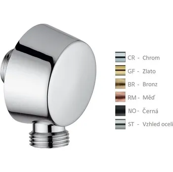 Vodovodní baterie Paffoni Kolínko pro připojení sprchy, 1/2" Barva: Měď ZACC130RM