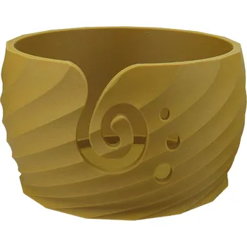 Organizér galanterie Pro Háčkování Miska na klubíčko OPTIK XL Tmavě Zlatá