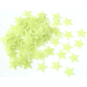 MR Svítící hvězdy ve tmě - 100 ks Žlutá Hvězda 1512