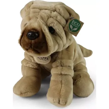 plyšák Plyšový pejsek Šarpej 30 cm (plyšák pes jako živý, RAPPA)