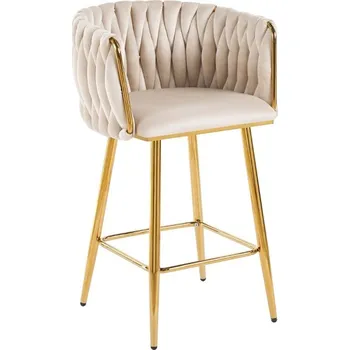 Toaletní stolek Nábytek PEGAS s.r.o. Barová židle H7G JG Béžová Zlatá