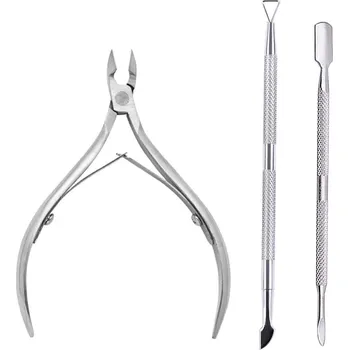 Profesionální manikúrnía sada se zatlačovačem kůžičky | sada na manikúru, kleštičky na nehty - 08