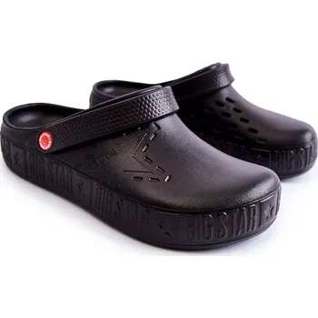 Pánské mokasíny Pánské lehké pantofle Big Star II175003 Barva: Černá, Velikost: 46