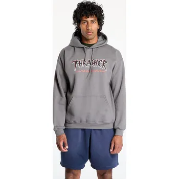 Pánská mikina Mikina Thrasher Slash Hoodie Charcoal M