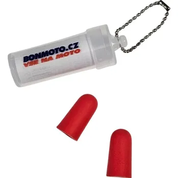 BONMOTO špunty do uší PANNOS red