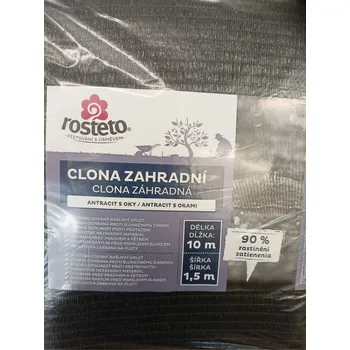 Plot Clona zahradní 90% Rosteto - 10x1,5 m antracit s oky