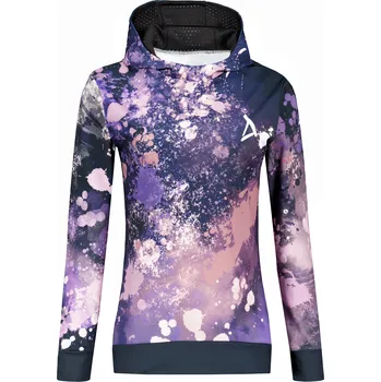 Dámská mikina Dámská funkční mikina premium ALTISPORT VOJ/ALW055MI01 ČERNOFIALOVÁ M