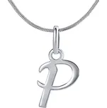 Stříbrné přívěsky - písmenka Písmeno: P