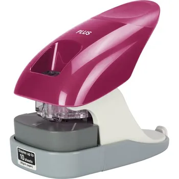 Sešívačka PLUS Paper Clinch SL-112A-EU (na 10 listů), bordová