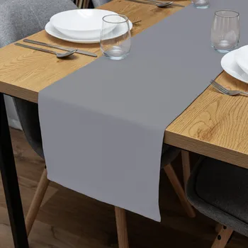 ubrus Dekorační běhoun na stůl Rongo RG-068 Šedý 20x140 cm