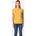 CityZen ALTA dámské bavlněné tričko s kimonovým rukávem, žluté XXL