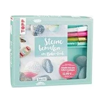 Kreativ-Set Steine bemalen im Boho-Stil - Ambrosiewicz, Anna