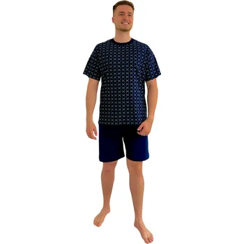 Pánské pyžamo Vesna Pánské pyžamo KRYŠTOF tmavě modrá XXXL