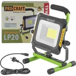 LED svítilna (reflektor) aku/220V Procraft LP20 bez akumulátoru a nabíječky | LP20