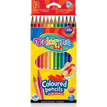 Pastelka Trojhranné pastelky Colorino - 12 ks - R51798