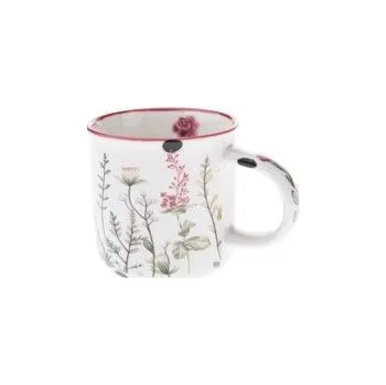 Stolování Hrnek 230ml-1ks-KVÍTÍ, d 7,7x7,5cm, porcelán