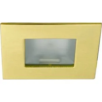 Čtvercové zlaté saténové svítidlo na schodiště G4 MS-04