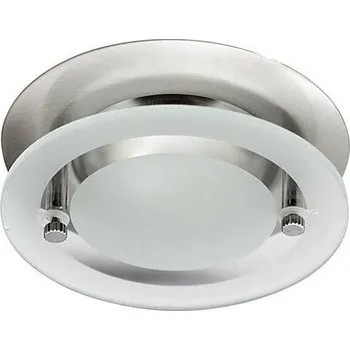 Pevná stropní lampa saténová se sklem OZS-07