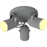 Stropní svítidlo 3X40W E14 šedé ŠEDÉ