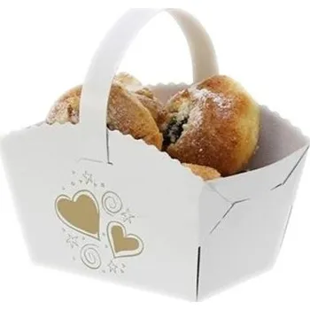 Svatební dekorace Svatební košíčky s potiskem 50ks