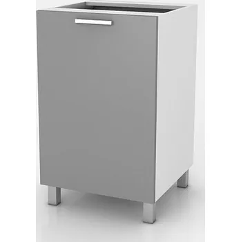 Falco Spodní kuchyňská skříňka Natanya D601D šedý lesk