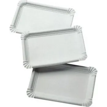 Jednorázové nádobí Tácek papírový č.4, 13x20cm,100ks/bal.