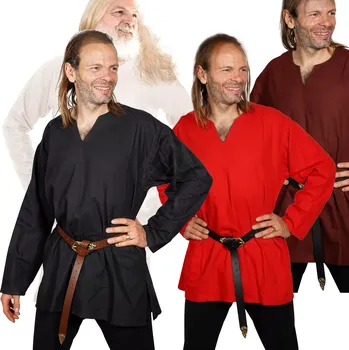 Karnevalový kostým Mythrojan Středověká vikingská tunika ze 100% bavlny špičkové kvality