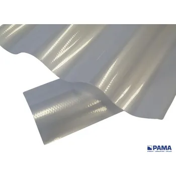 Polykarbonátová deska PolyWorld systems Polykarbonátová deska vlnitá 76/18, 1,3mm, opál, 1045mm x na míru, 1xUV - DECOPOL PLUS sunstop