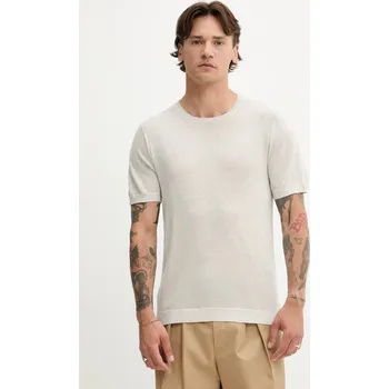 Vlněné tričko Rag & Bone MBS25P017BM17 béžová 01X, vel. S