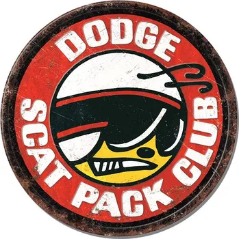 Plechová cedule Plechová cedule Dodge Scat Pack 30 cm