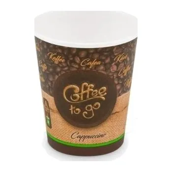 Jednorázové nádobí Kelímek papírový 0,2 L , 50ks/bal. COFFEE TO GO