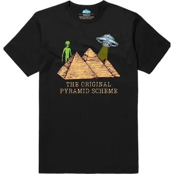 Pánské tričko Pánské tričko Originální Pyramidové schéma (Velikost: 5XL, Barva: Černá)