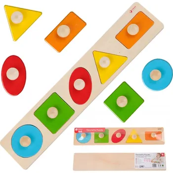 Puzzle OEM CLASSIC WORLD Puzzle pro děti učící se tvary, barevné figurky 7 ks.