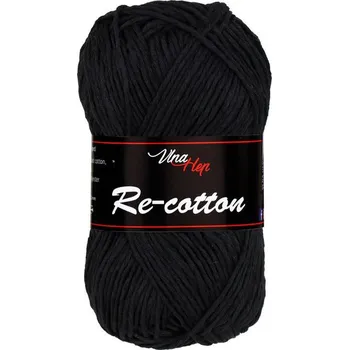 Příze Re-cotton, 81001, černá