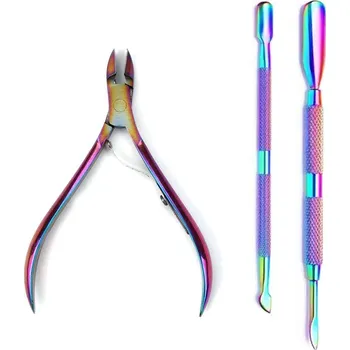 Profesionální manikúrnía sada se zatlačovačem kůžičky | sada na manikúru, kleštičky na nehty - 11