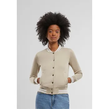 Ladies College Sweat Jacket - chalkdust/chalkdust XS