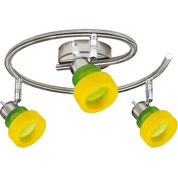 Stropní svítidlo Benátky spirála 3*40W G9 nikl