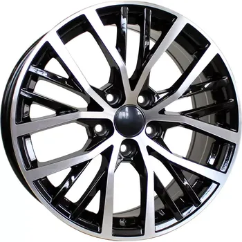 Alu kolo Alu kola Racing Line BK952, 17x7.5 5x100 ET45, černá + leštění