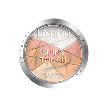 Rozjasňovač Lirene Shiny Touch minerální rozjasňovač na obličej a víčka, 9 g