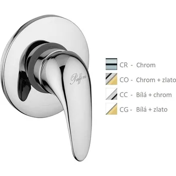 Vodovodní baterie Paffoni NETTUNO DUE sprchová podomítková baterie Barva: Chrom ND010CR